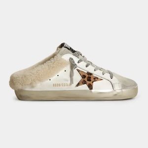 Golden Goose Superstar Sabot leather shearling 41